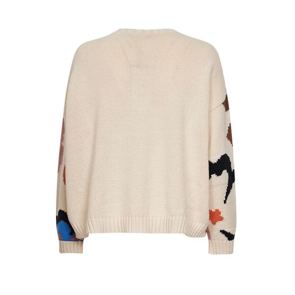 Max Mara Weekend Women Multicolor Intarsia Knit Wkdcelebre Sweater - Picture 2 of 2